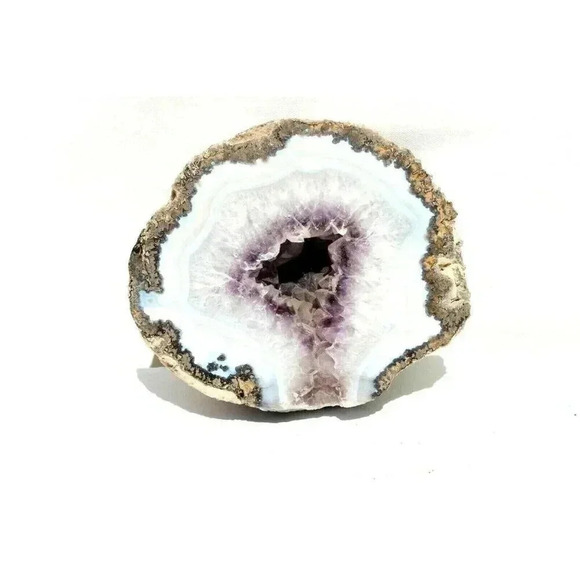 Amethyst Quartz Crystal Agate Geode Nodule Specimens 1.5 lbs 25.2 oz